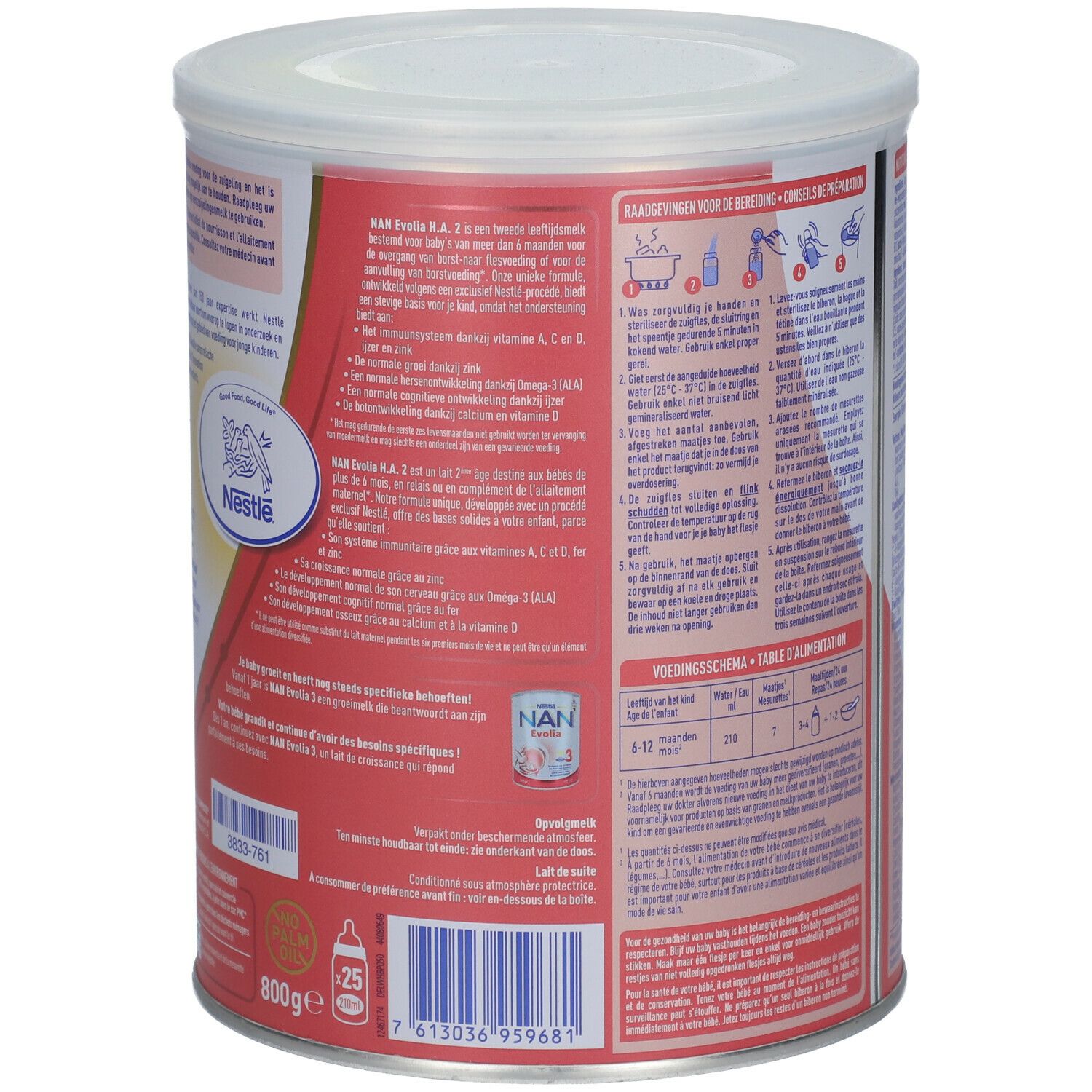 Nestlé NAN OPTIPRO Evolia HA 2