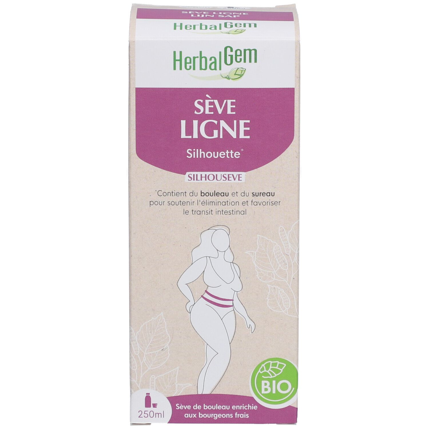 HerbalGem Silhouseve Sève de Bouleau Fraîche