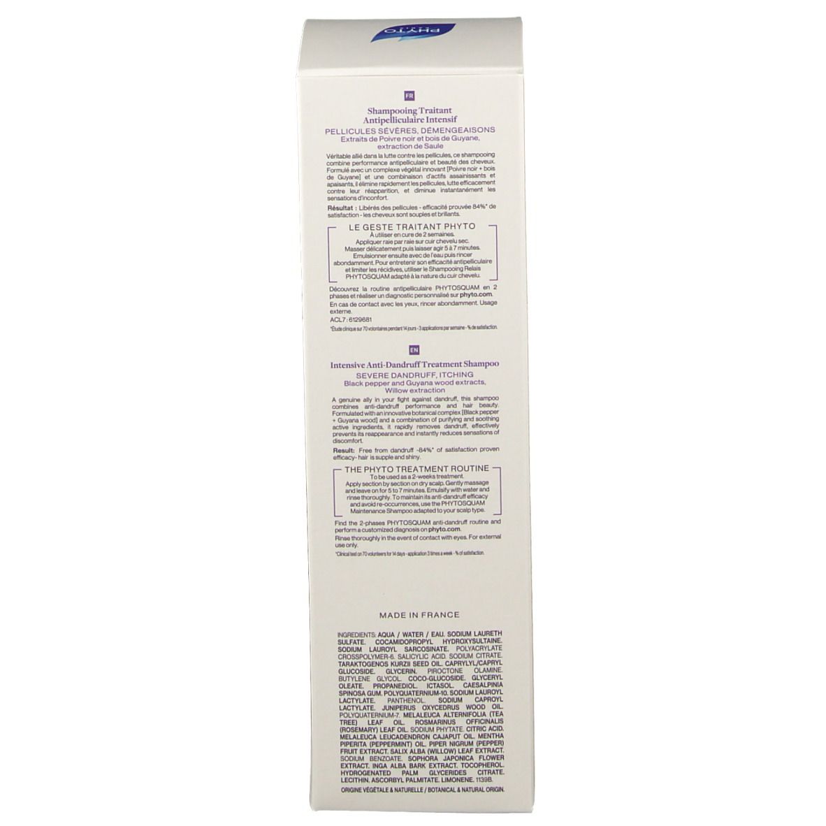 Phyto Phytosquam Shampooing-soin Antipelliculaire Intensif