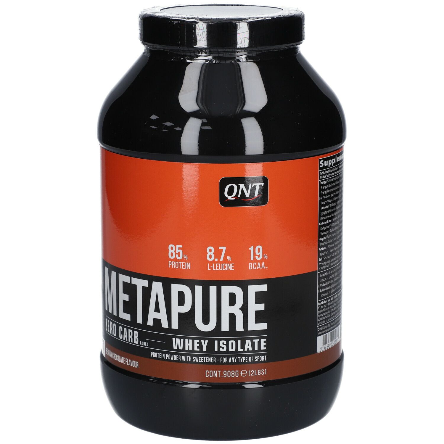 QNT Metapure Zero Carb Chocolat Belge