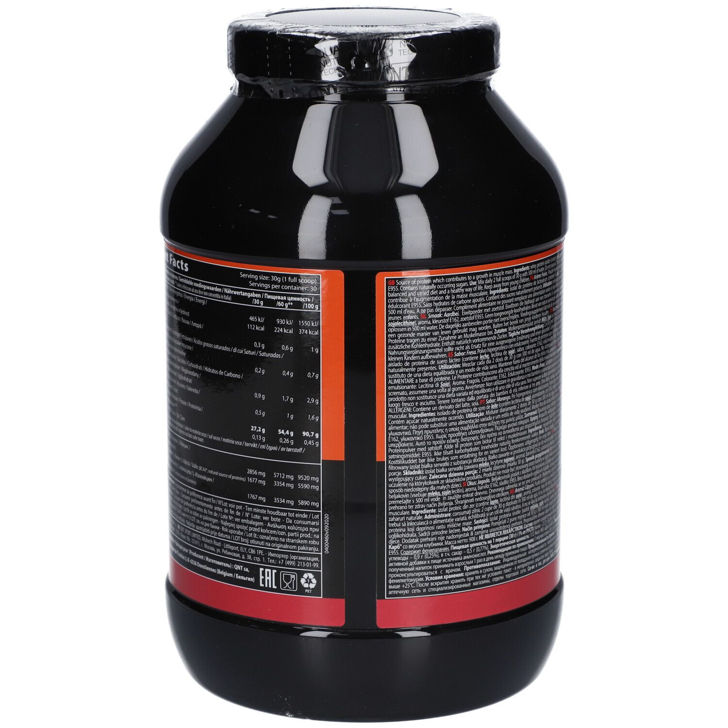 QNT Metapure Zero Carb Fraise