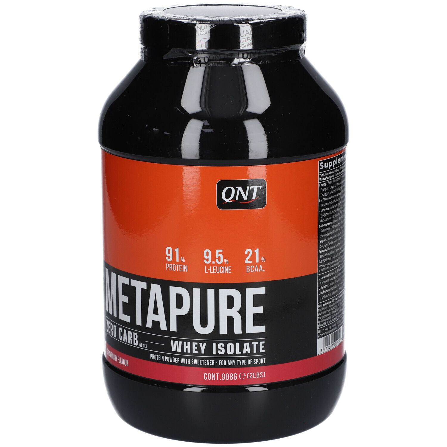 QNT Metapure Zero Carb Aardbei