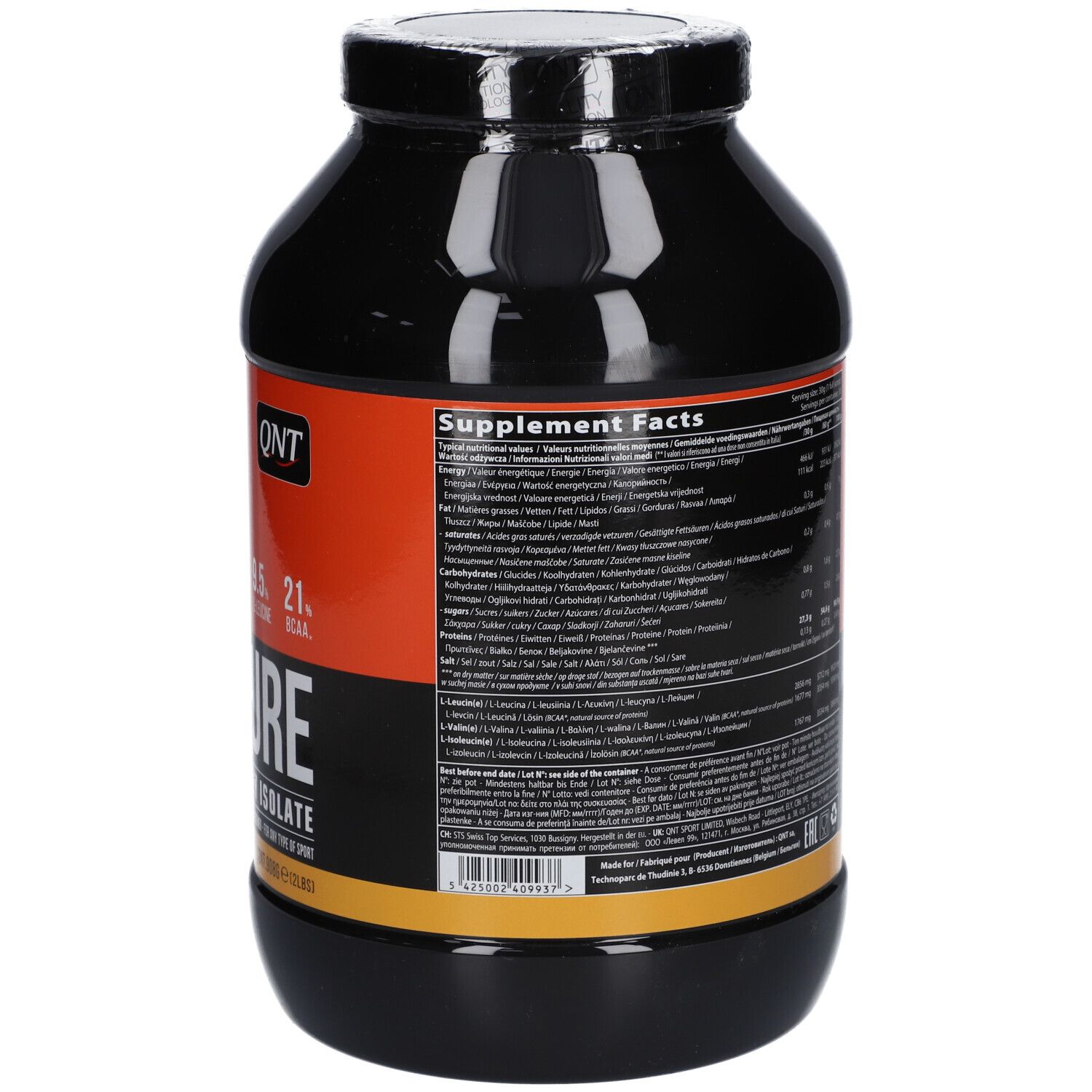 QNT Metapure Zero Carb Banane