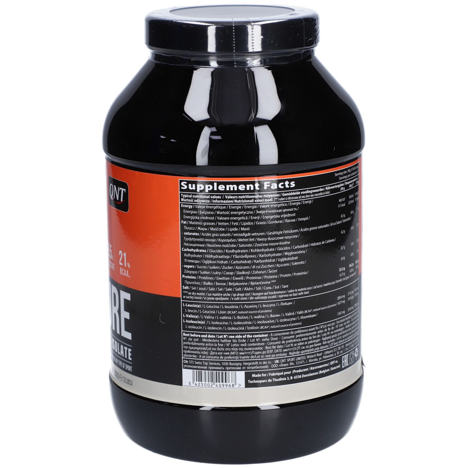 QNT Metapure Zero Carb Chocolat Blanc