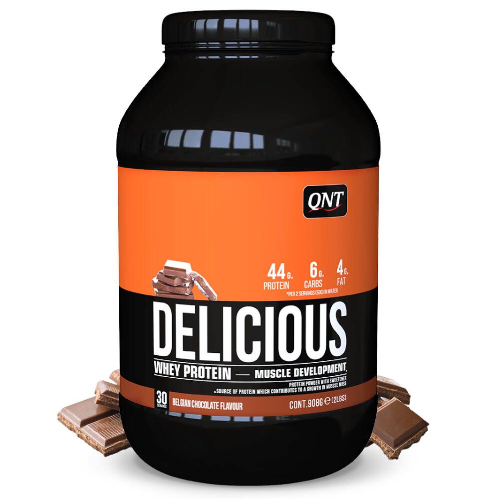 QNT Delicious Whey Protein Belgian Chocolate