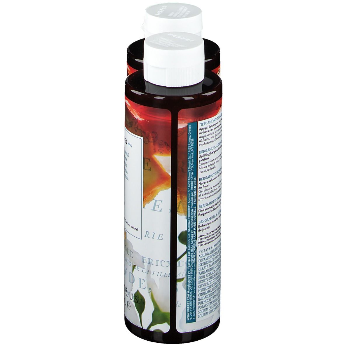 Korres Bergamote Jasmin Gel Douche 1+1 GRATUIT