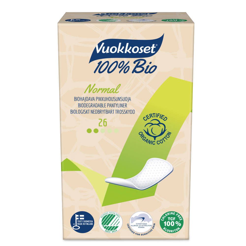 Vuokkoset Protège-slip Normal 100% Bio