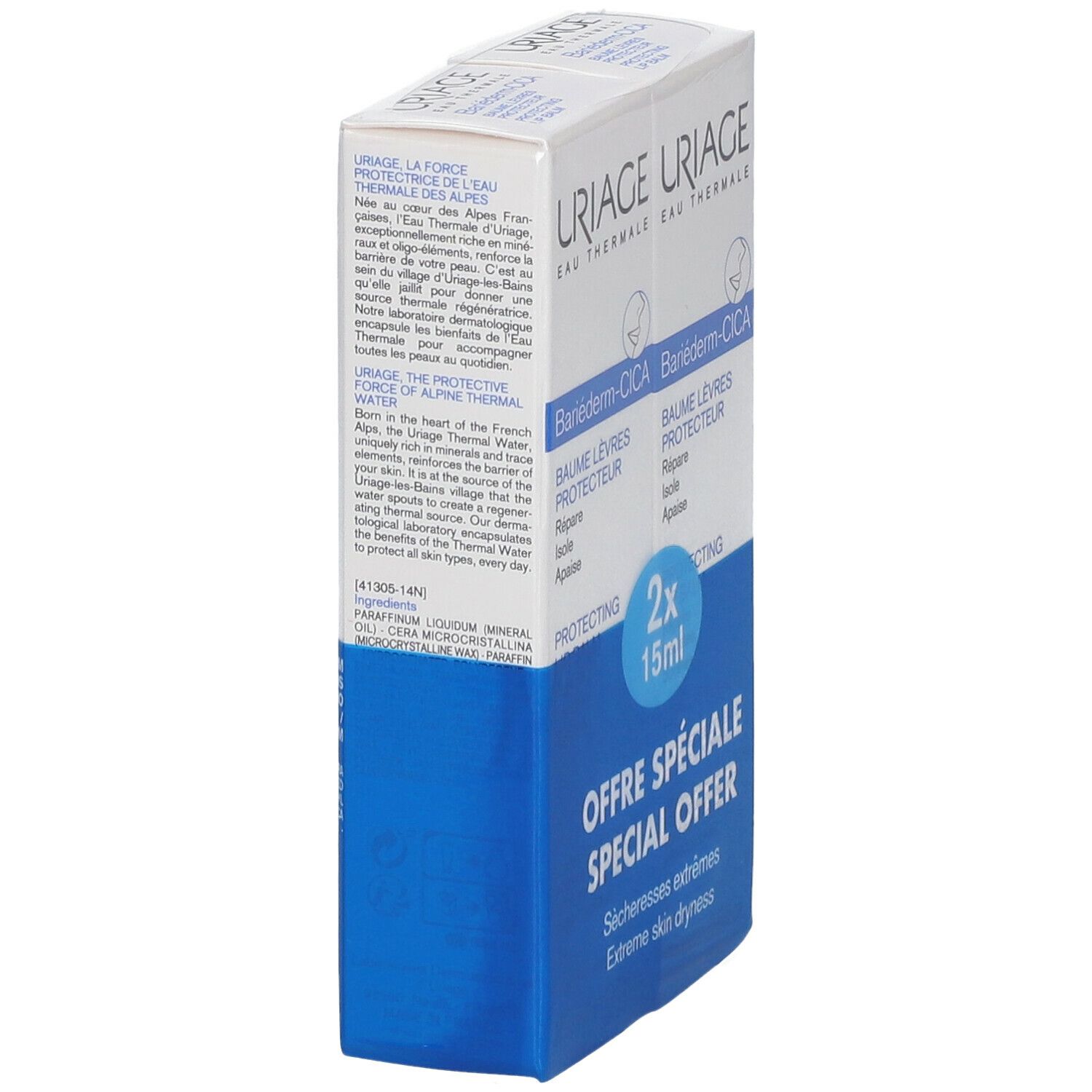 Uriage Bariéderm Cica-Lips Beschermende Balsem DUO