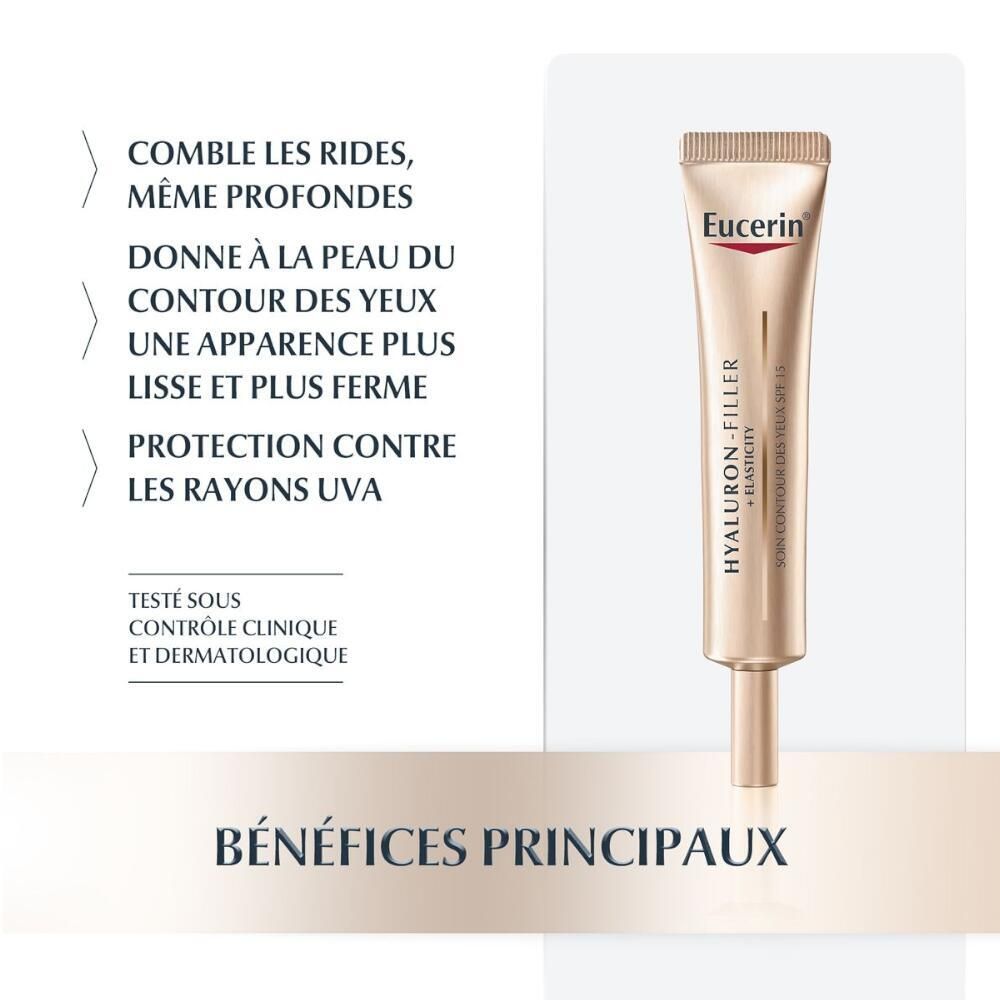 Eucerin Hyaluron-Filler + Elasticity Oogcontourcrème SPF15