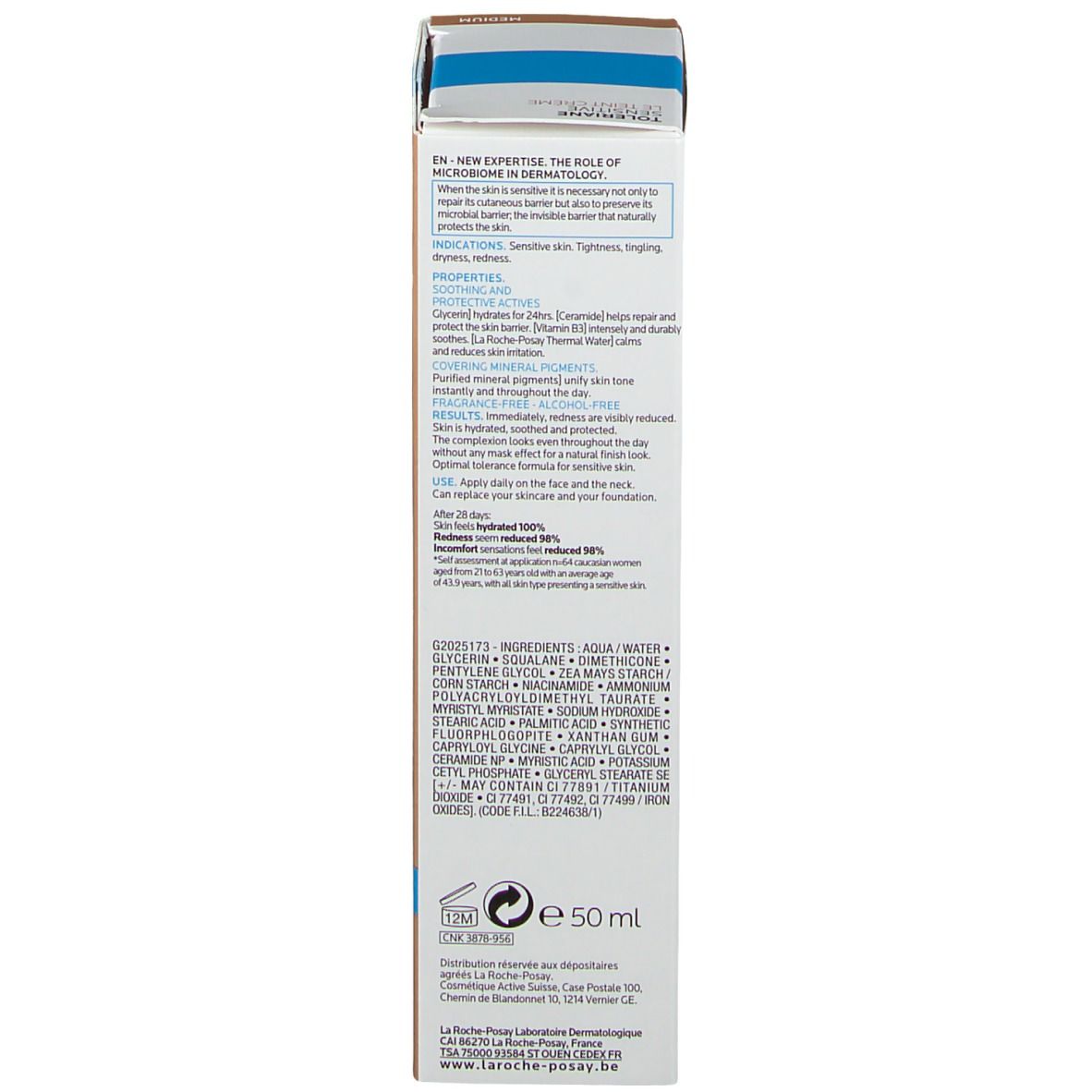 La Roche-Posay Toleriane Sensitive le Teint Crème Medium