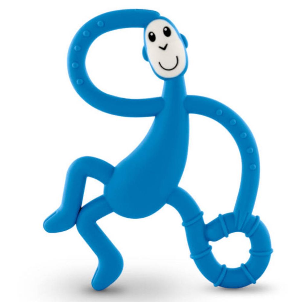 Matchstick Monkey Dancing Anneau de Dentition Bleu Clair