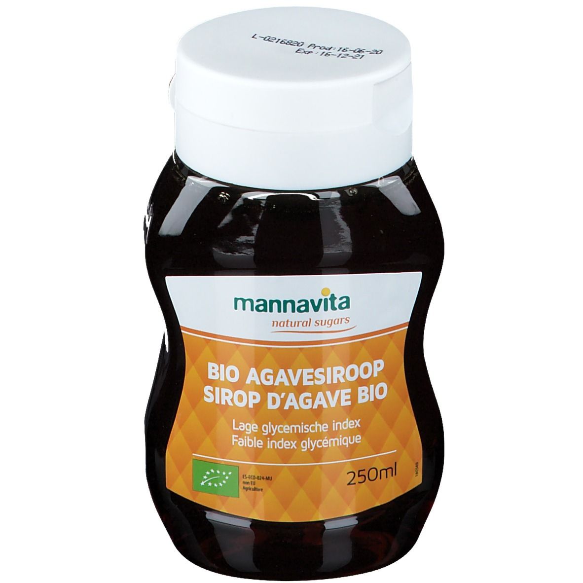 Mannavital Sirop d'Agave Bio