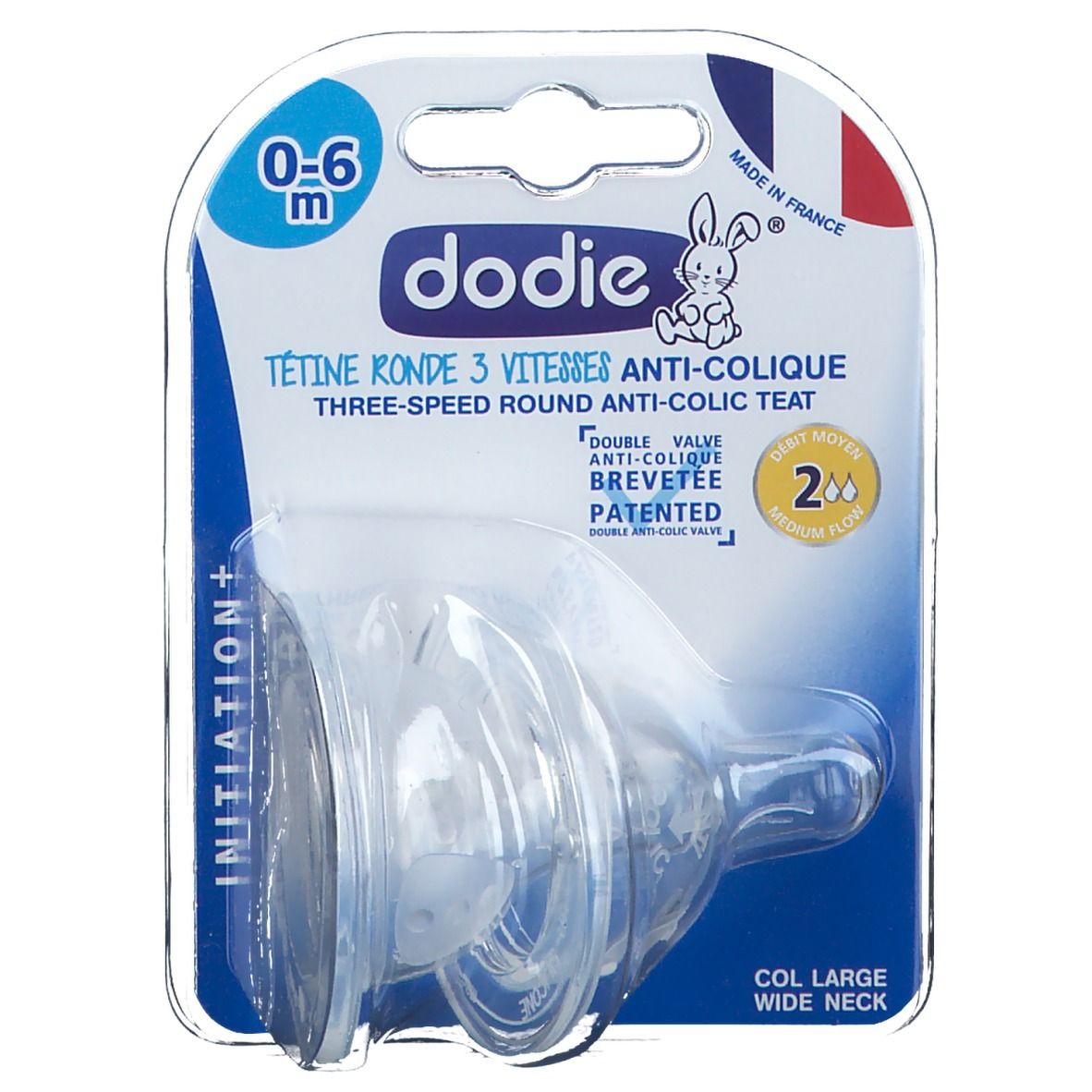 Dodie® Anti-Colique Easy Air 3 Zuigspeen 0-6 Maanden
