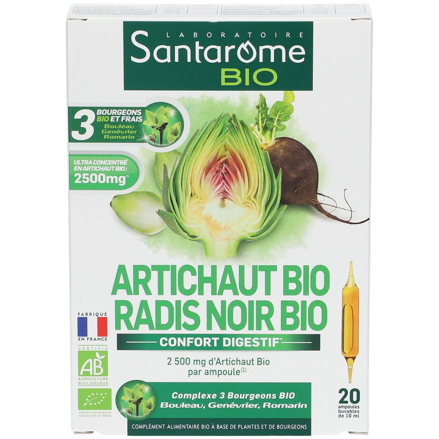 Santarome Artichaut - Radis Noir Bio