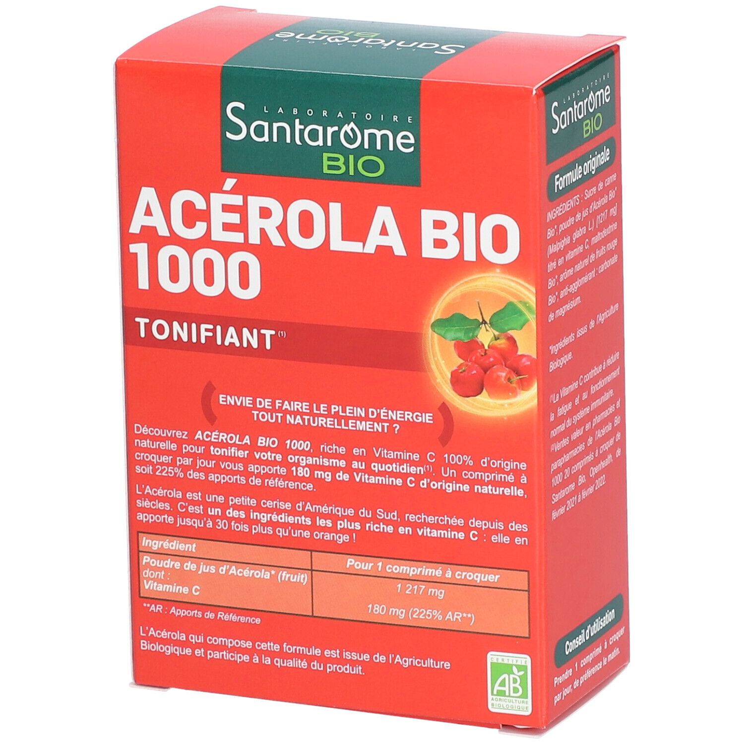Santarome Acérola Bio 1000