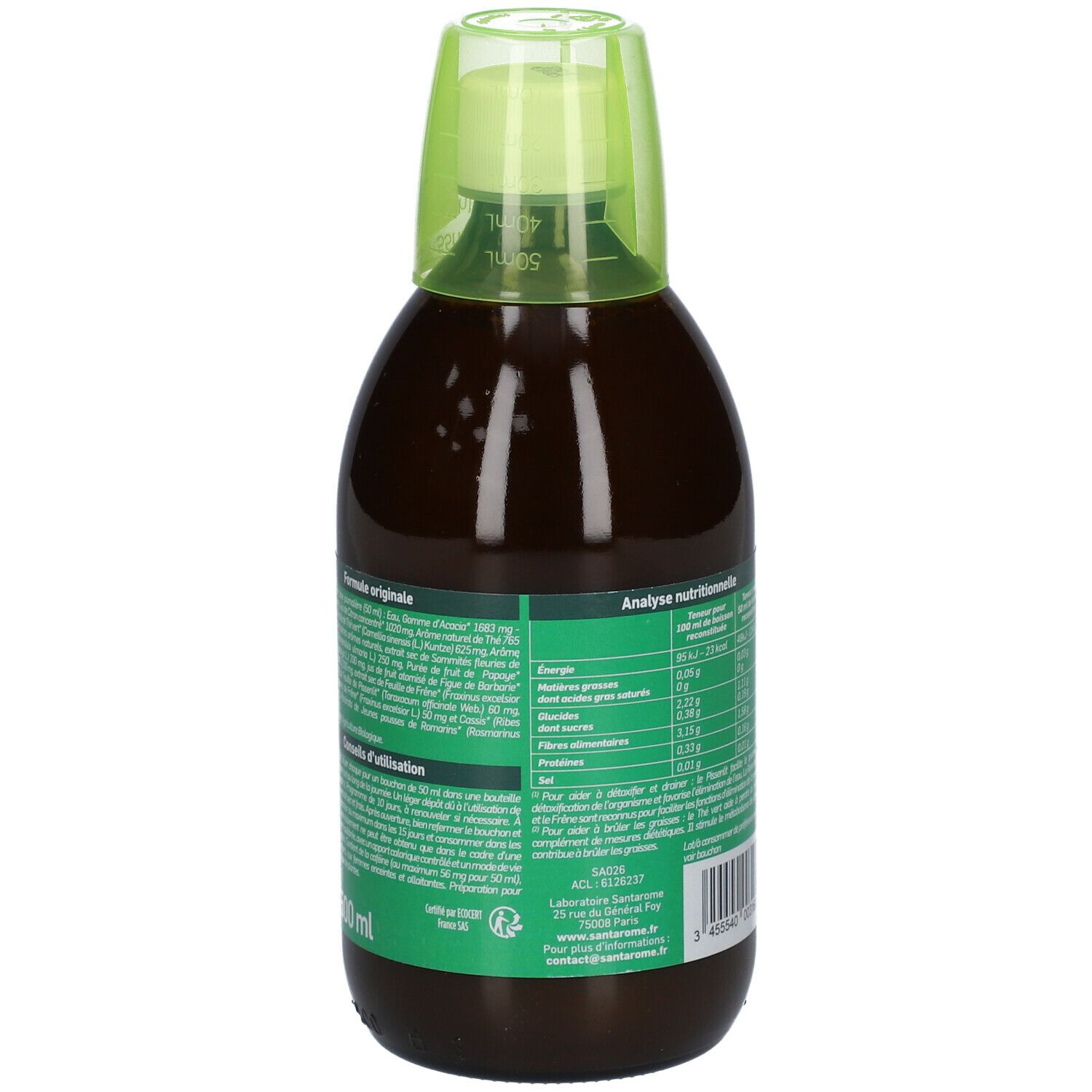 Santarome Ultradraine Thé Vert - Citron Bio
