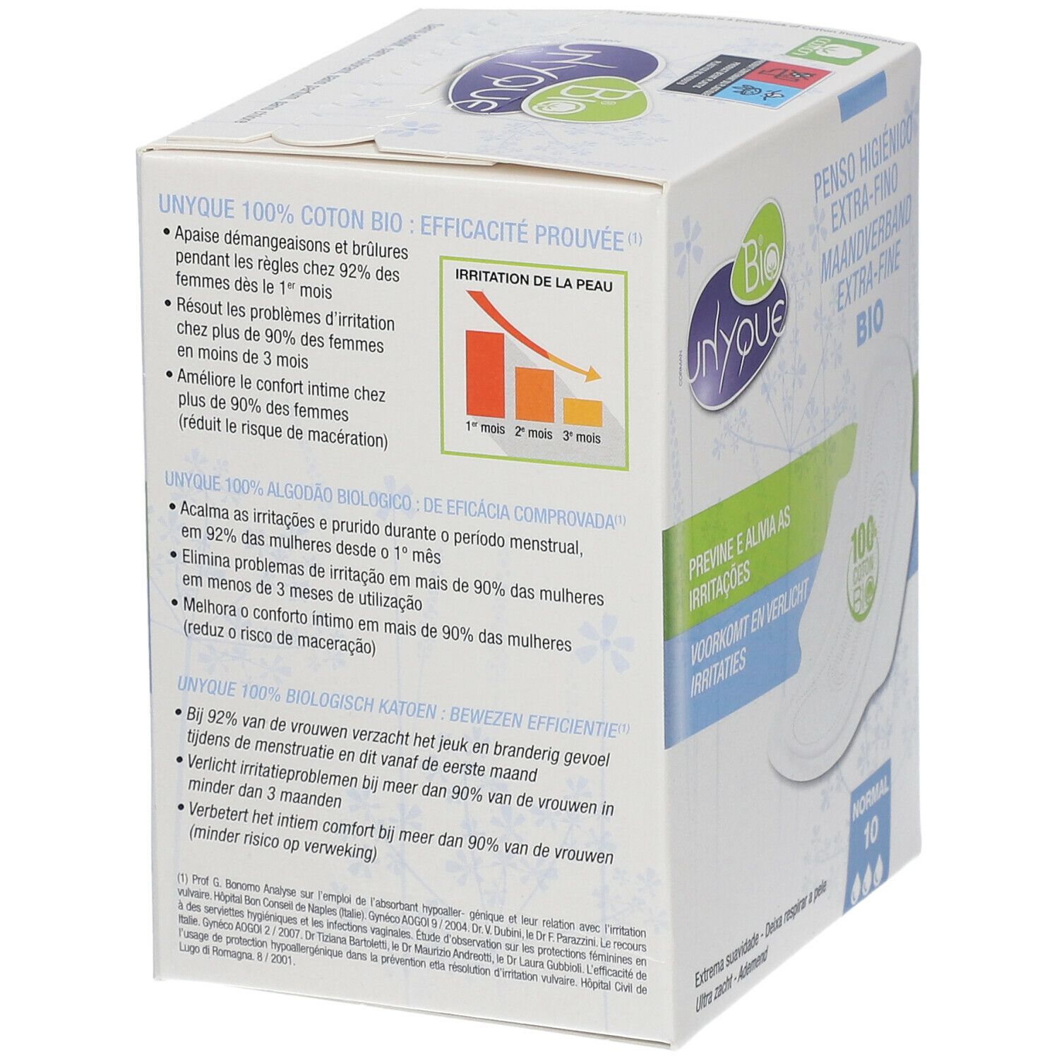Unyque Serviettes 100% Coton Bio Normal