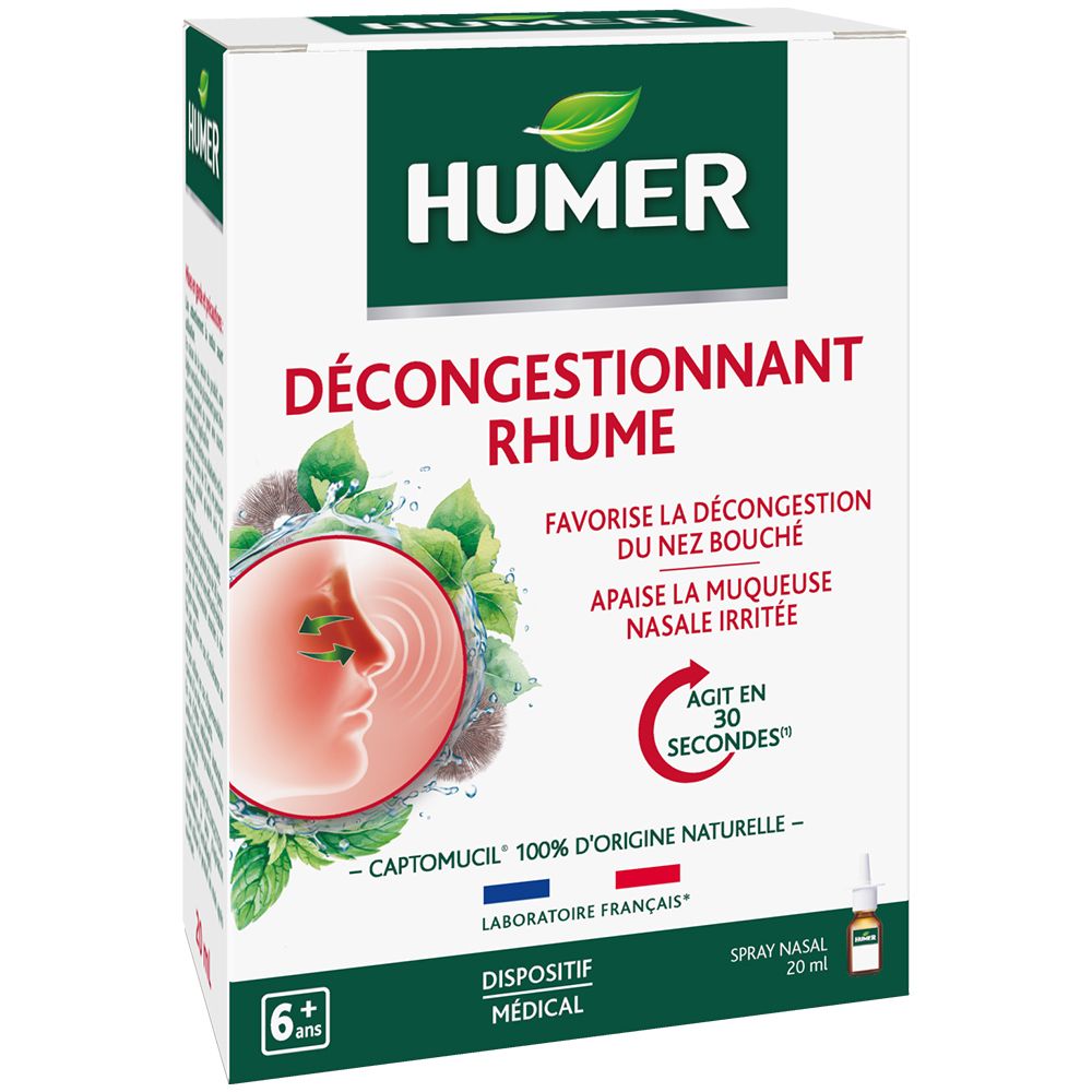 HUMER Spray Nasal Rhume Décongestionnant