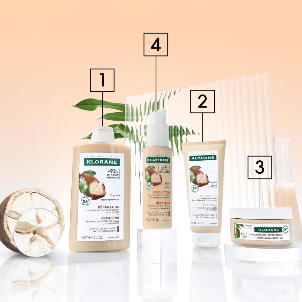 Klorane conditioner met biologische Cupuaçu boter voor zeer droog haar.