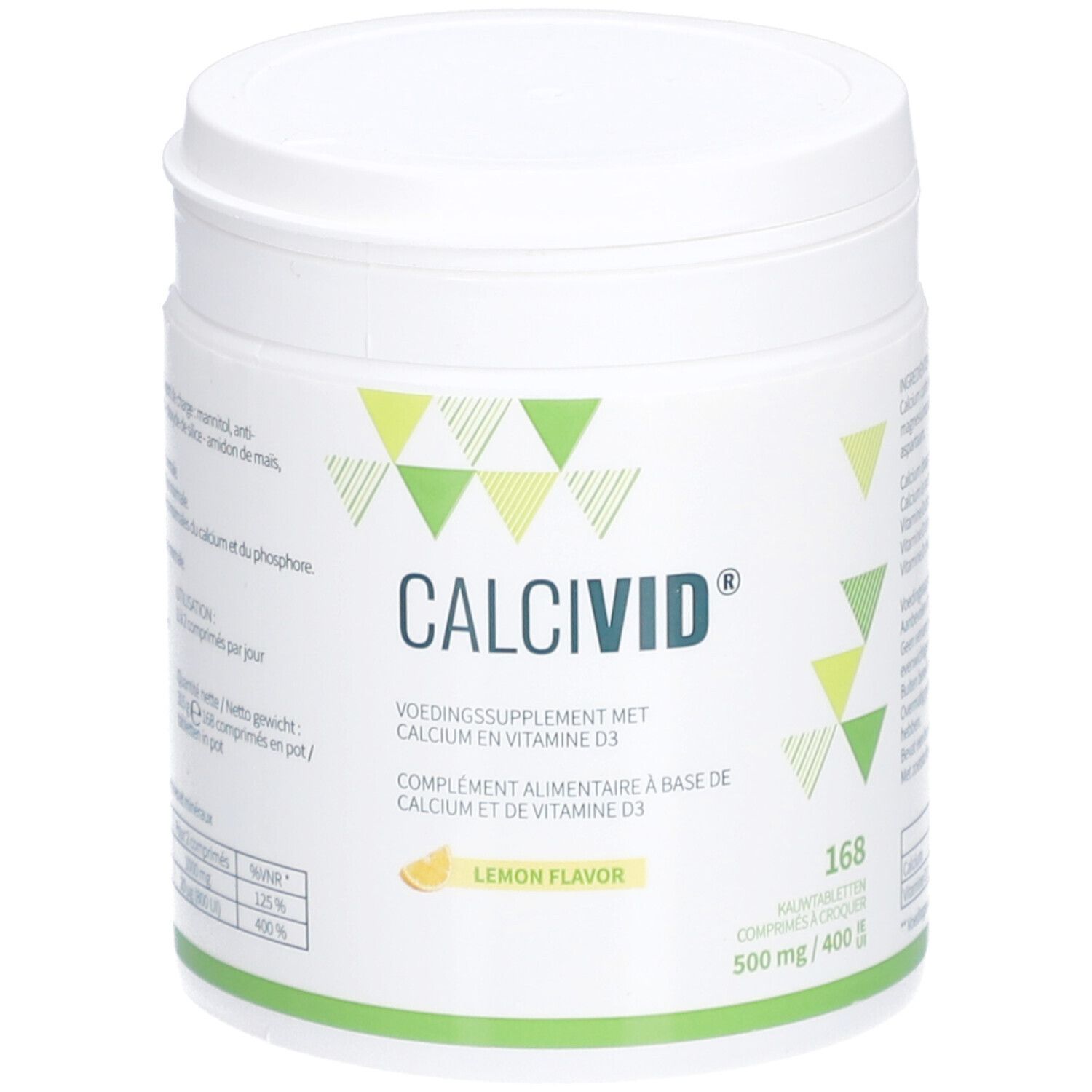 Calcivid 500mg/400ie Lemon Comprimés à Croquer