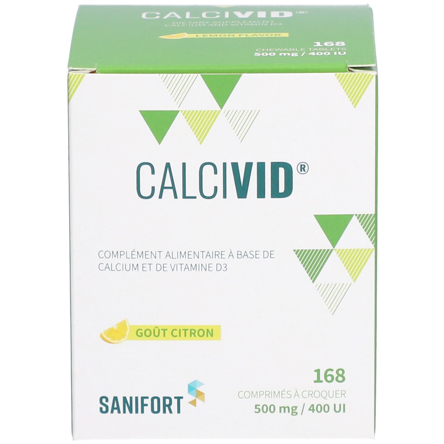 Calcivid 500mg/400ie Lemon Comprimés à Croquer