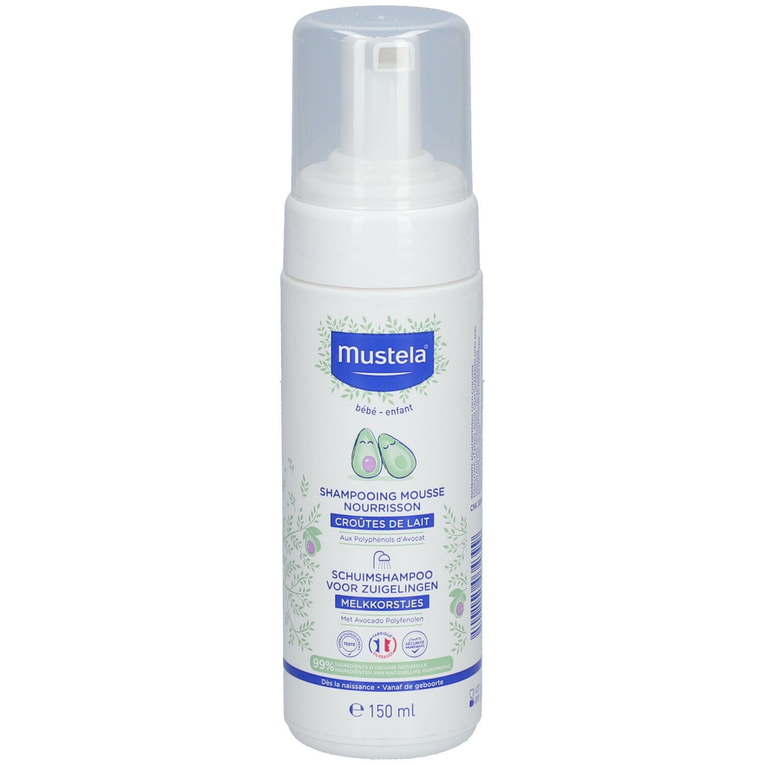 Mustela Schuimshampoo Zuigelingen Melkkorstjes