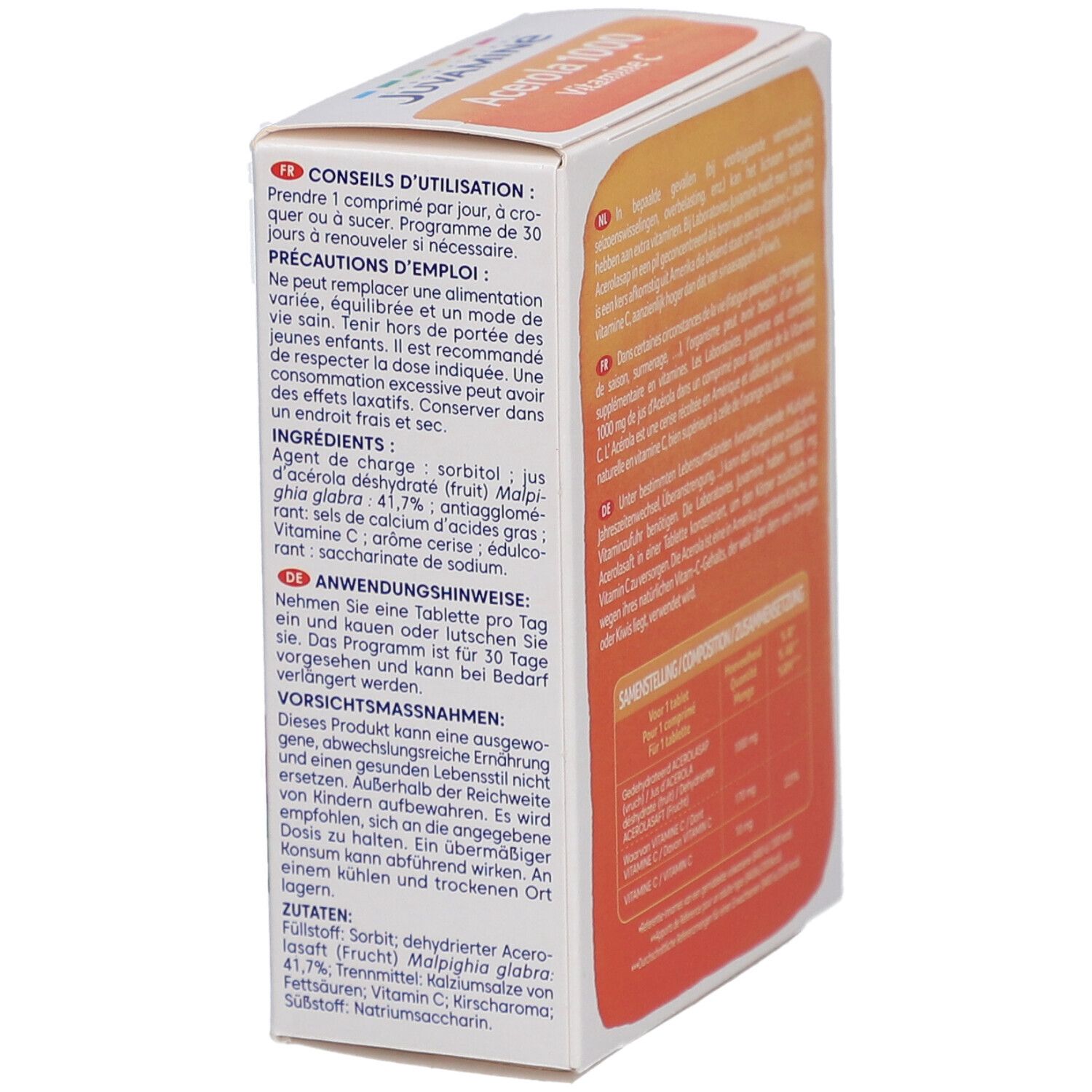 Juvamine Acerola 1000 Vitamine C