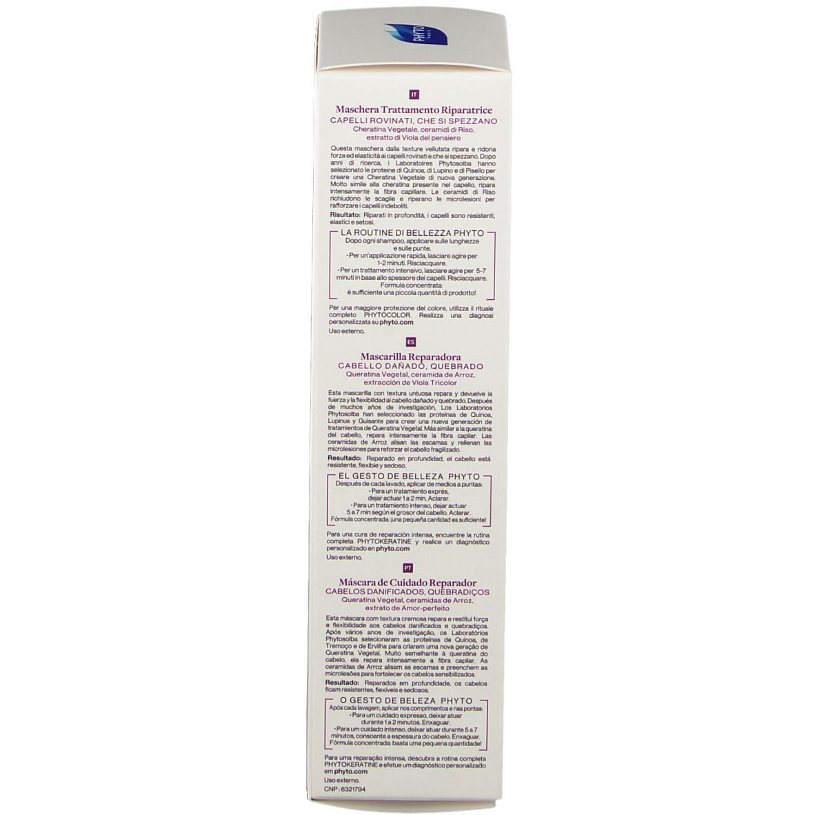 Phyto Phytokeratine Masque Soin Réparateur