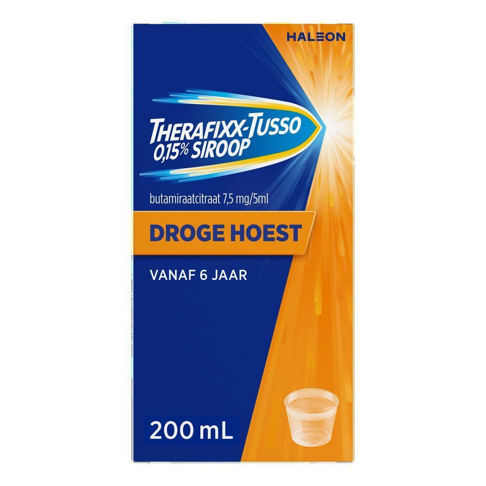 Productverpakking. Blauwe verpakking met productnaam en informatie.