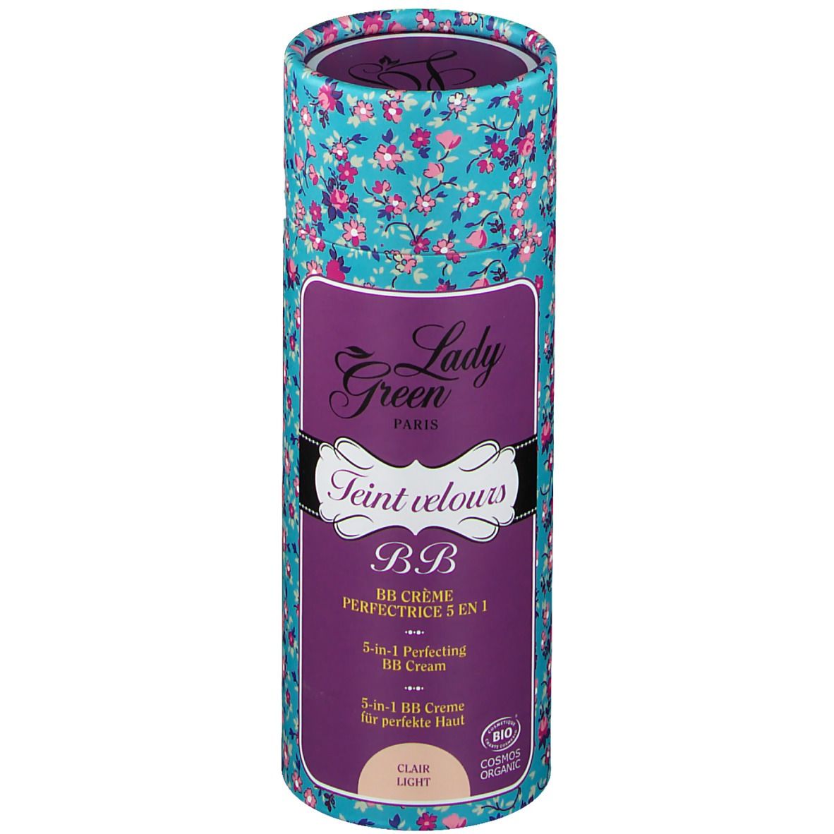 Lady Green Teint Velours Crème Perfectrice 5-en-1 BB Claire Bio