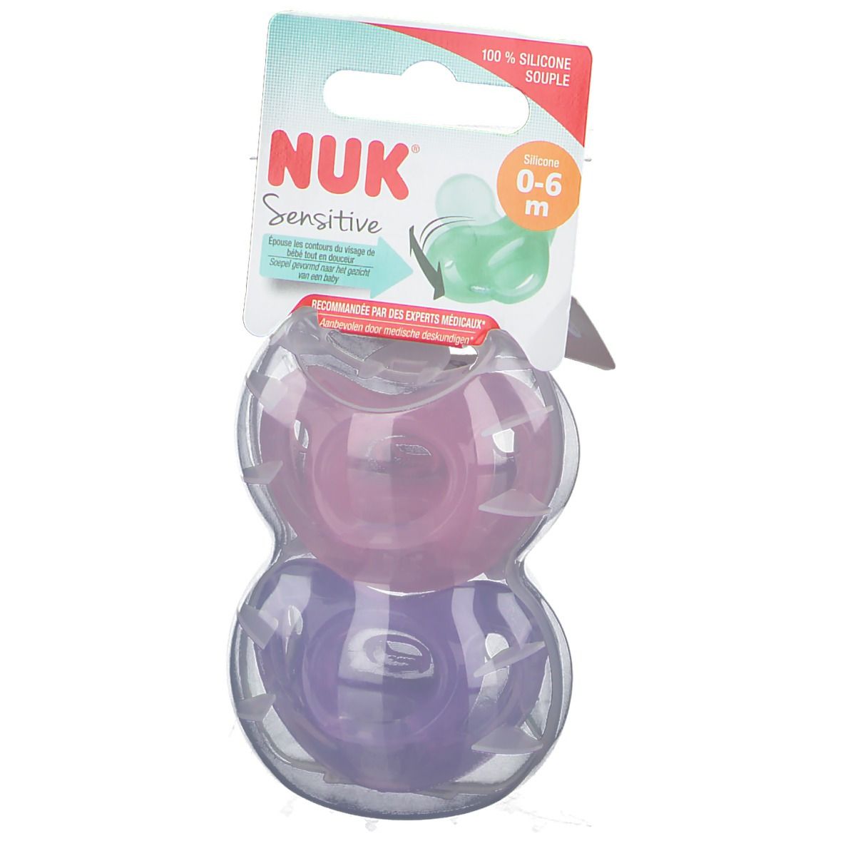 NUK Fopspeen Sensitive Meisje 0-6 Maanden