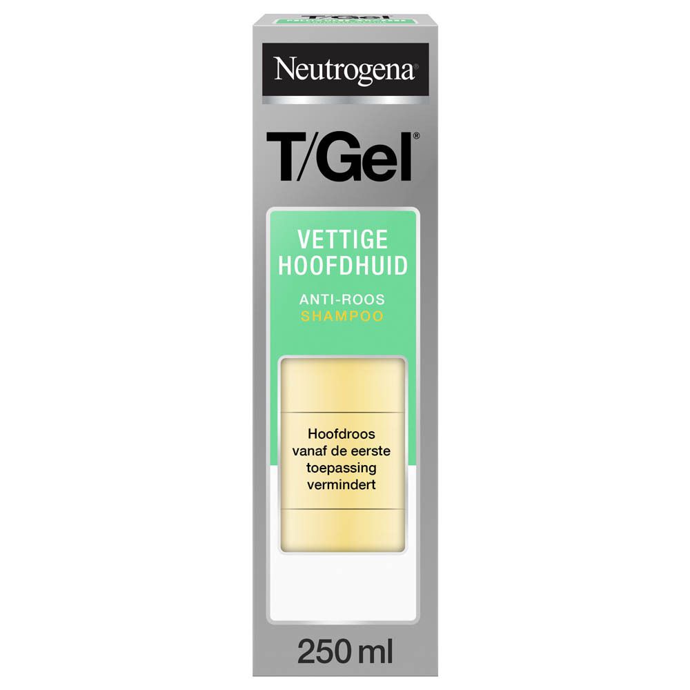 Neutrogena T-Gel Shampoo voor vette hoofdhuid, 250 ml.