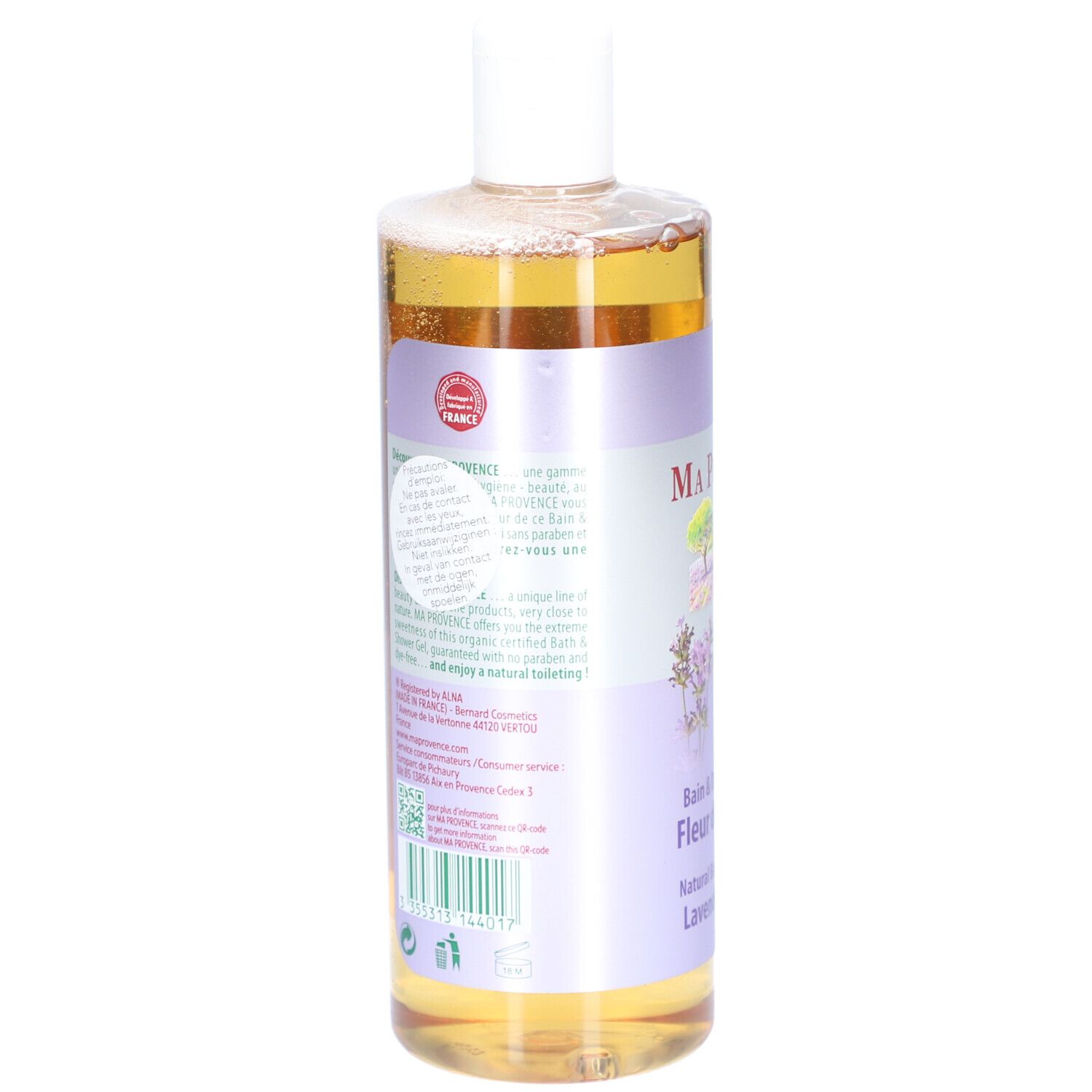 Ma Provence Bain & Douche Nature Fleur de Lavande Bio