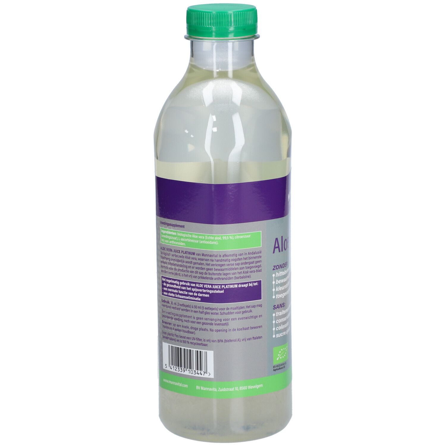 Mannavital Aloe Vera Juice Platinum 1 L Farmaline