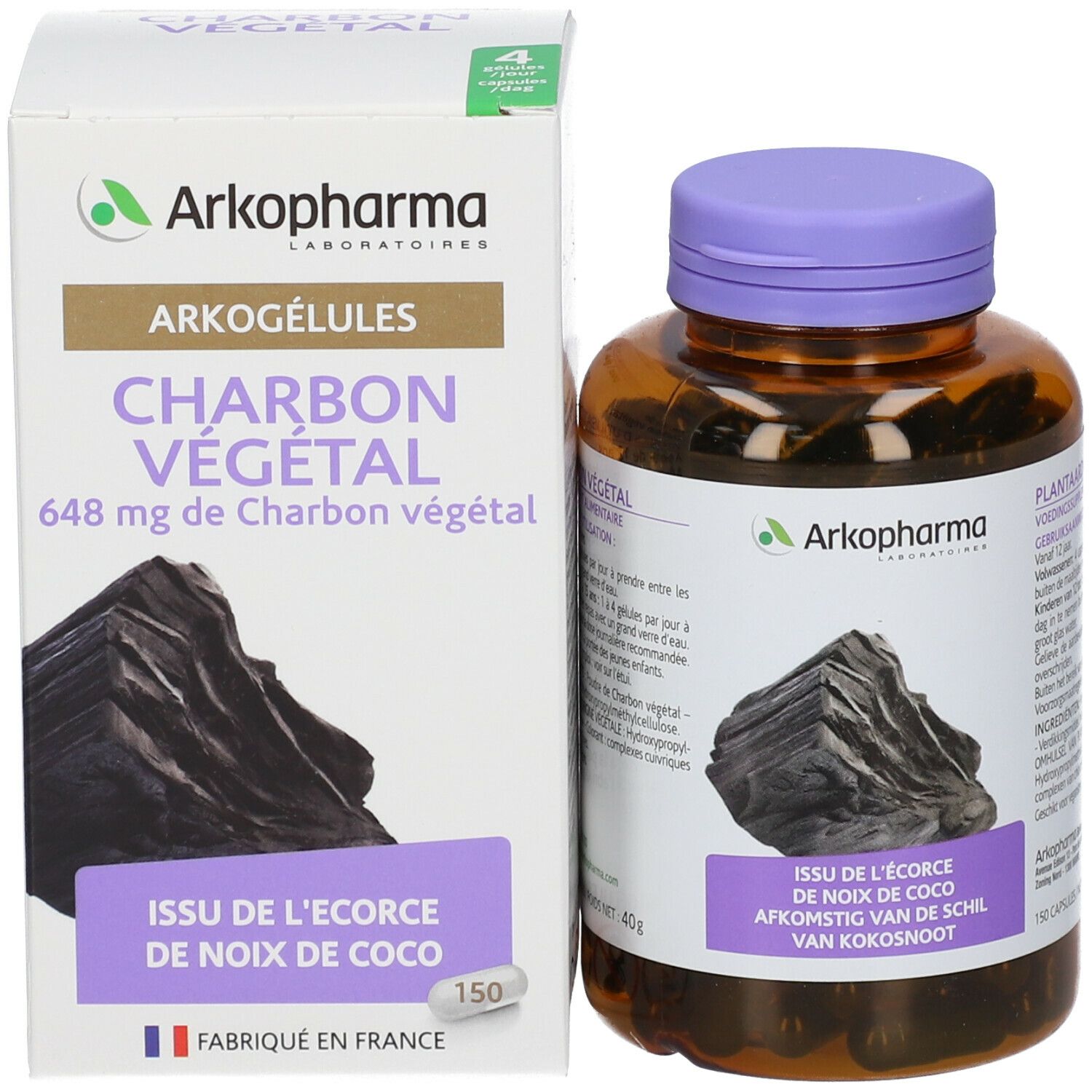 Arkocaps Charbon Végétal