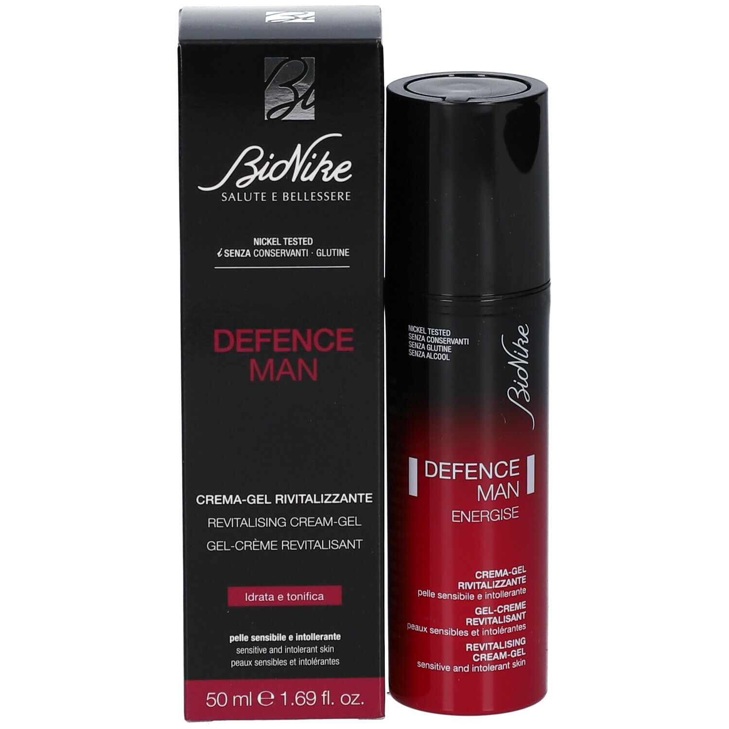 BioNike Defence Man Energise Gel-Crème Revitalisant