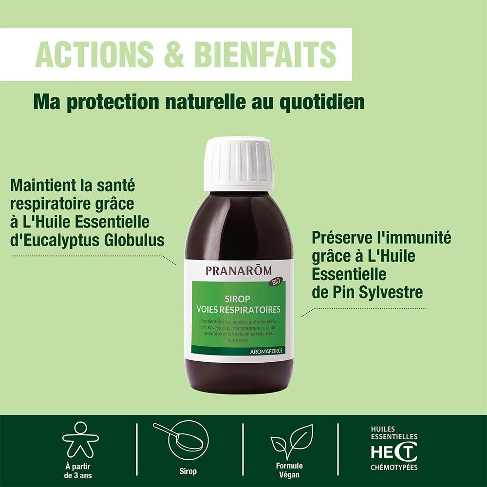 Pranarôm Aromaforce Siroop - Ademhalingswegen