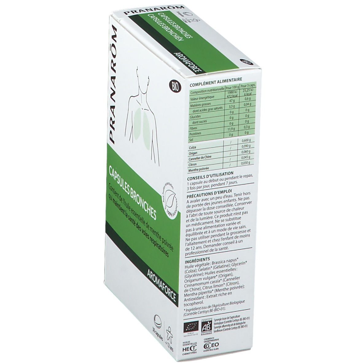 Pranarôm Aromaforce Bio Bronchiën