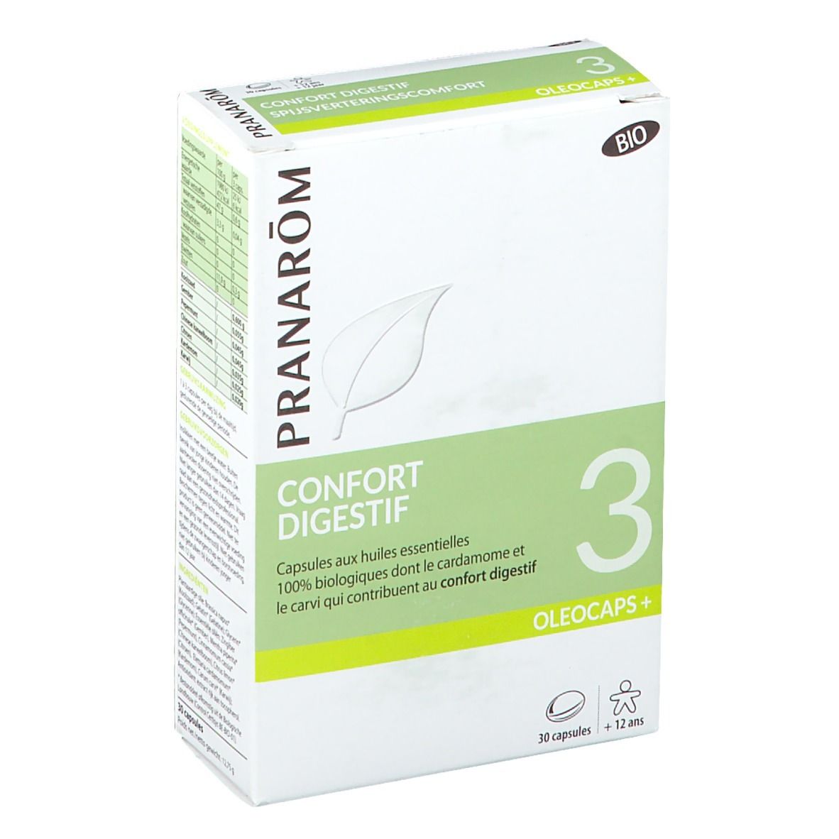 Pranarôm Oléocaps+ 3 Confort Digestif Bio