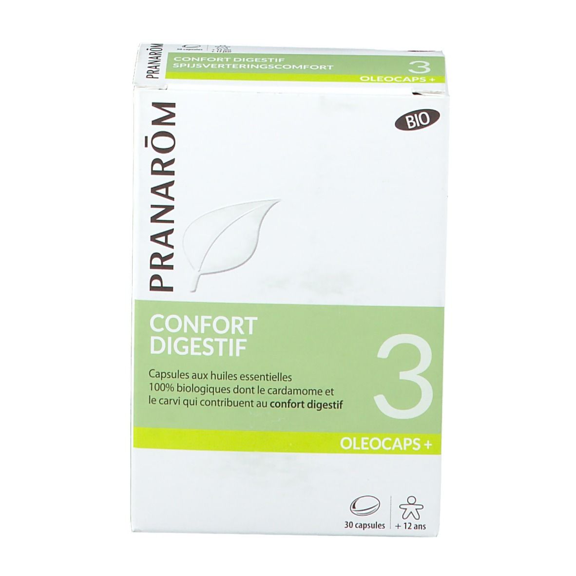 Pranarôm Oléocaps+ 3 Confort Digestif Bio