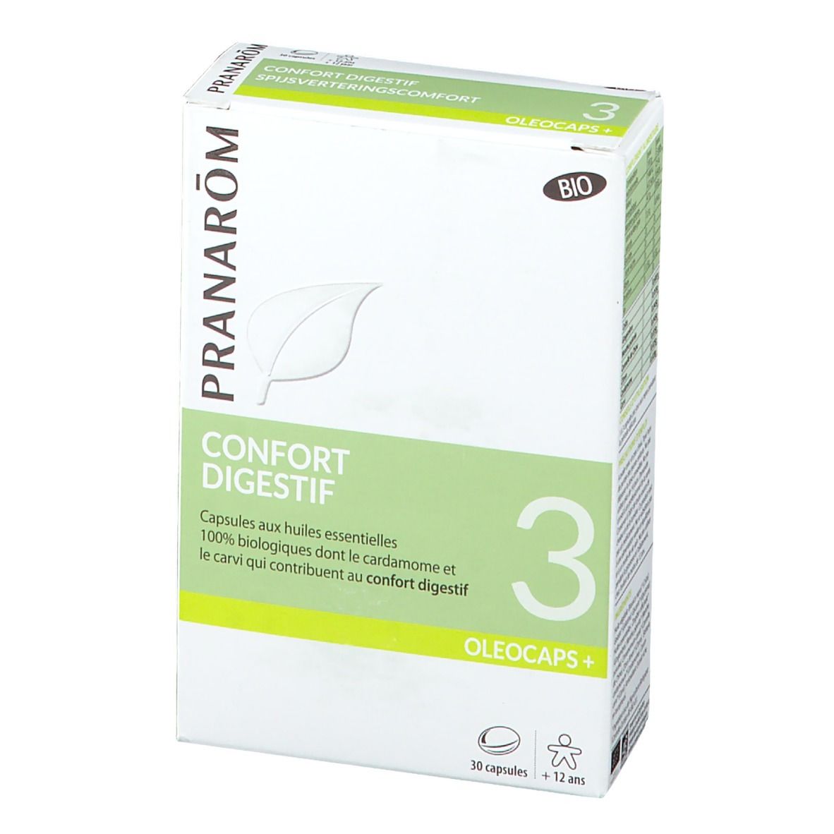 Pranarôm Oléocaps+ 3 Confort Digestif Bio