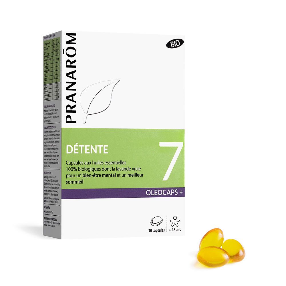Pranarôm Oleocaps+ 7 Détente Bio