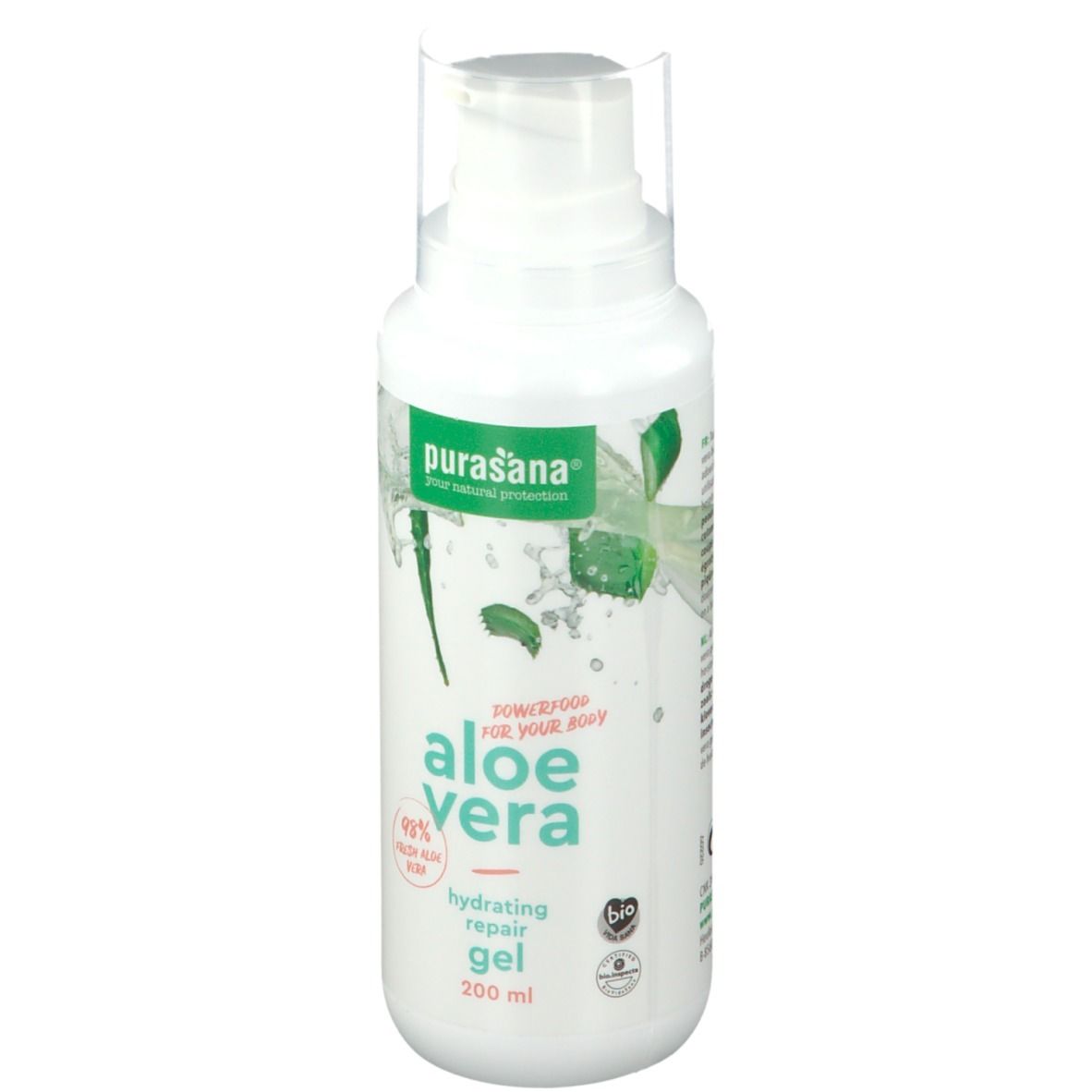 Purasana® Aloe Vera Gel Réparateur Hydratant Bio