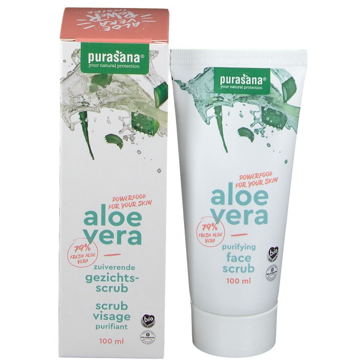 Purasana® Aloe Vera Gommage Visage Bio