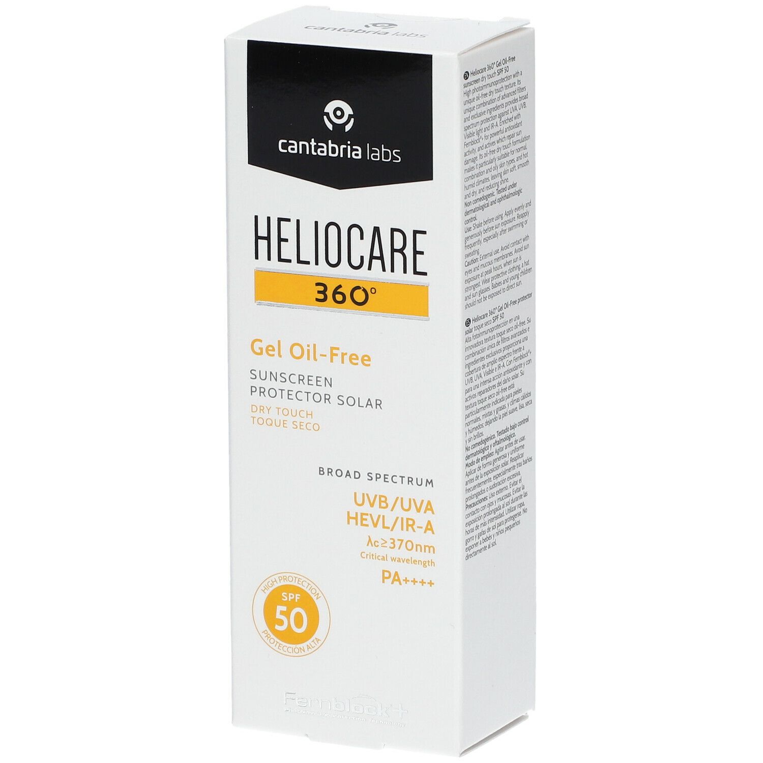 Heliocare 360° Gel Oil-Free SPF50 - Zonnecrème Vette Huid