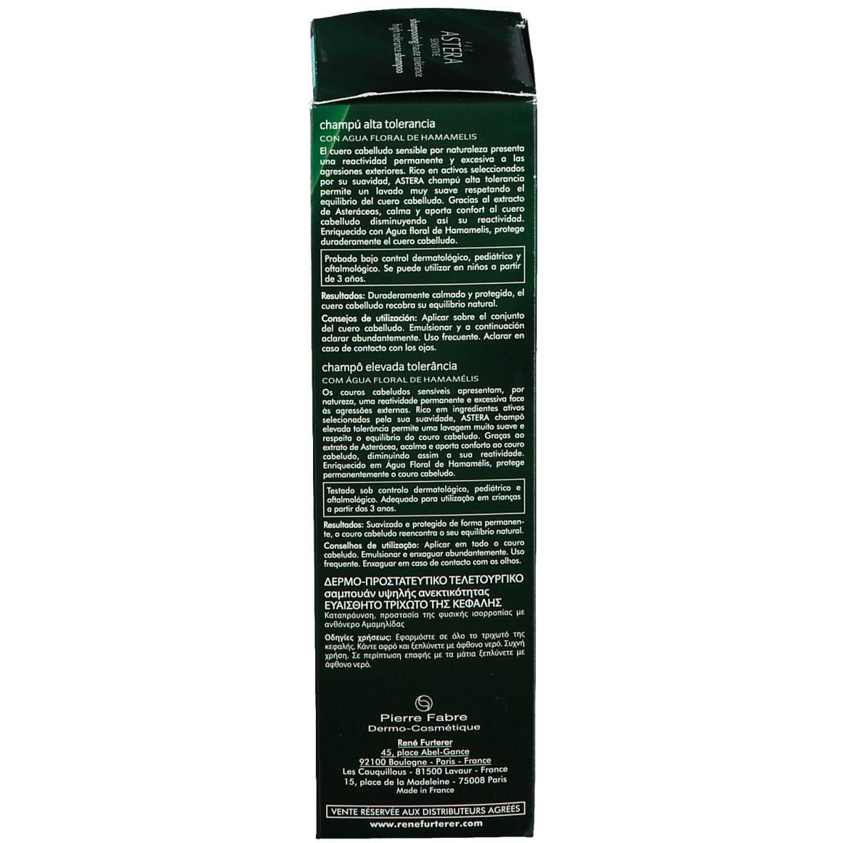 Rene Furterer Astera Sensitive Dermo-Protective Shampoo