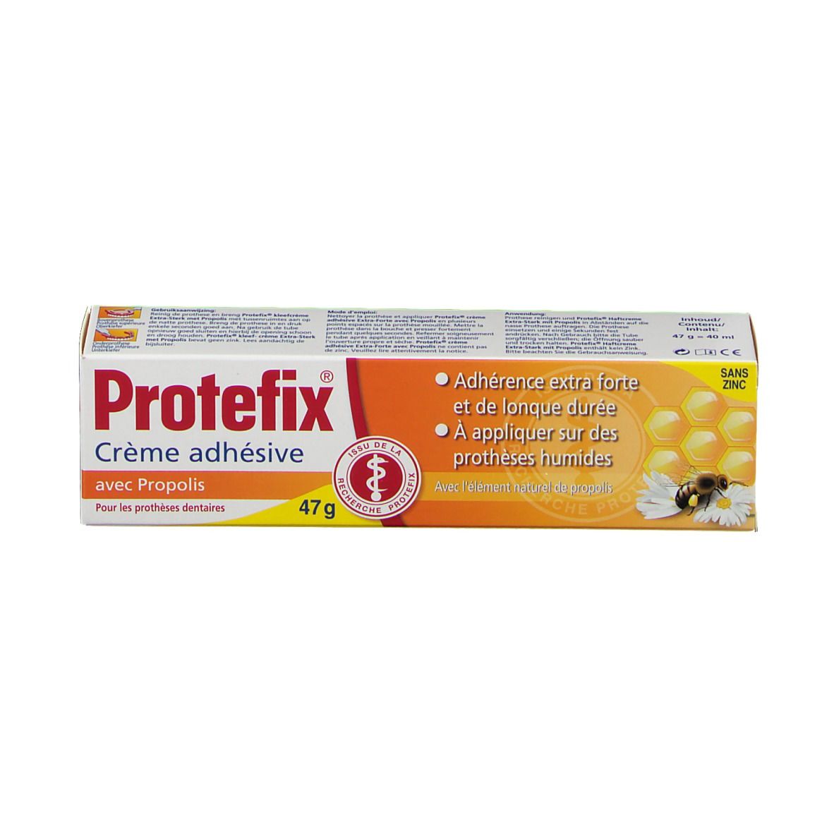 Protefix Crème Adhésive avec Propolis