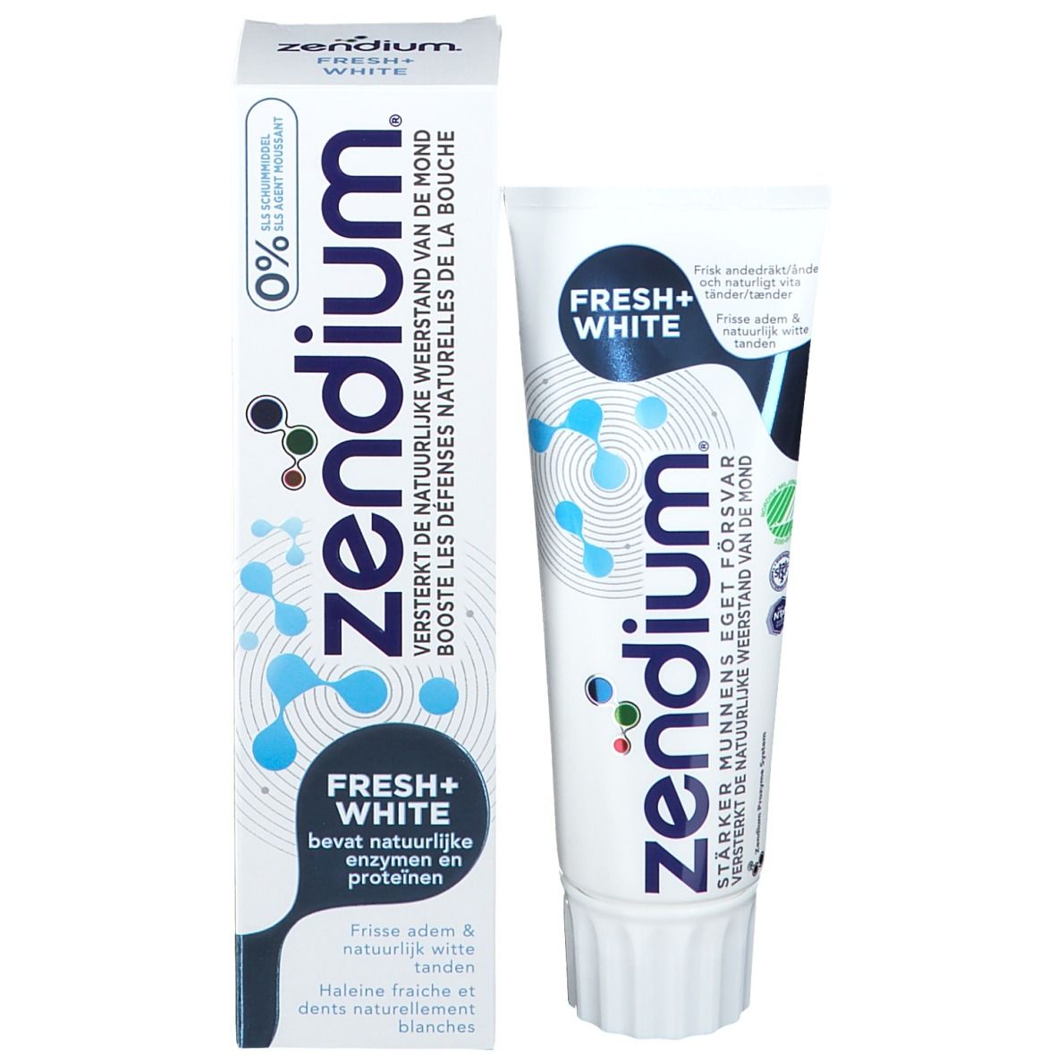 Zendium Tandpasta Fresh+ White