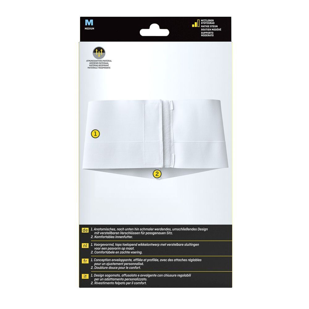 Ceinture abdominale. Emballage avec image et texte. Taille M. Marque FUTURO.
