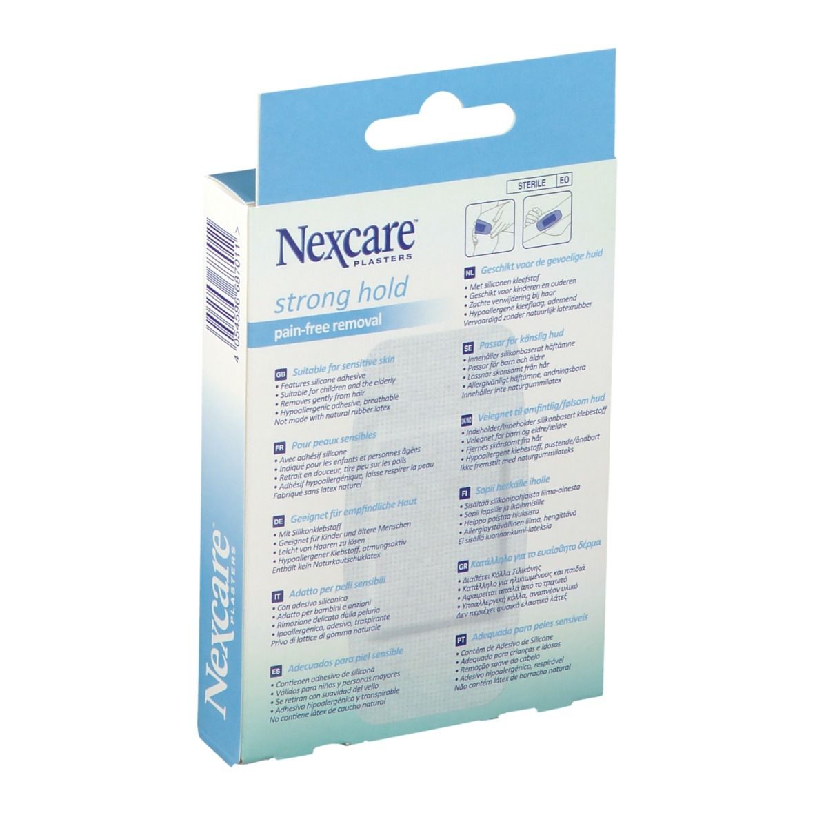 Nexcare Strong Hold Pansements 50 x 101 mm